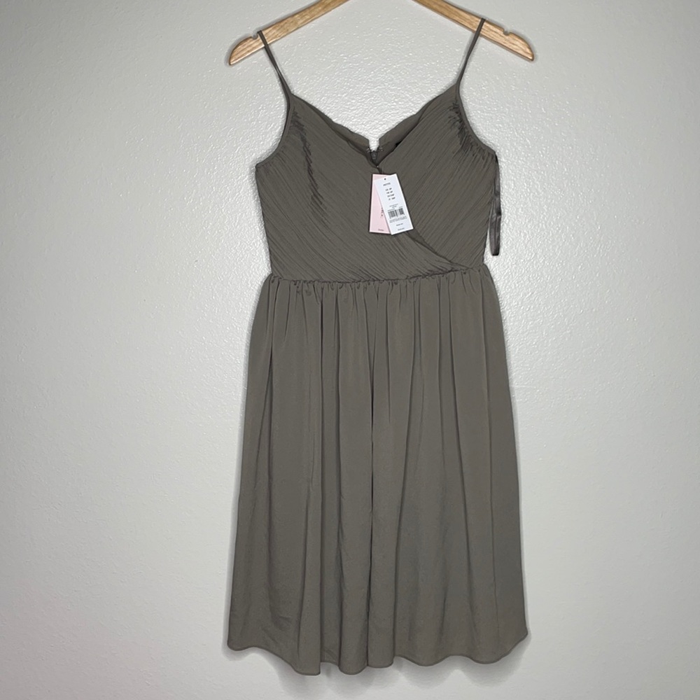 NWT Banana Republic Gray Sleeveless Dress sz 2P